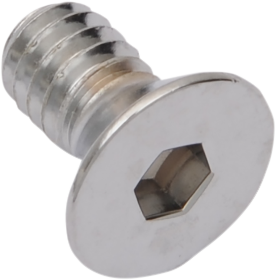 Drag Specialties Flat-Head Chrome Bolts - 1/4"-20 x 1/2" - Part #MPB574 - Replacement for Harley Davidson Motorcycles