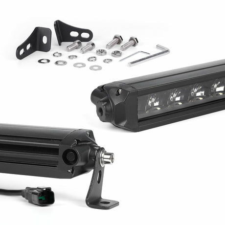 XK GLOW 6-inch Razor Light Bar Aux High Beam - Waterproof LED Off-Road Lighting for Trucks and SUVs