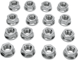 ITP Lug Nuts - Flat - Chrome - 10 mm - 16 Pack BLUG10BX