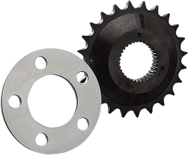 DRAG SPECIALTIES 23-Tooth Offset Sprocket Kit for Harley-Davidson Motorcycles - Fits 1984-2023 Touring and Softail Models
