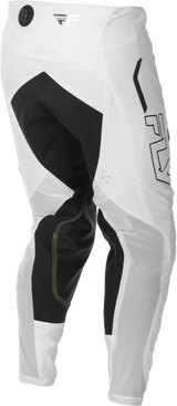 Fly Racing Evolution DST Le Flash Pants White/Silver Size 30 – Motorcycle Off-Road Riding Gear for Honda, Yamaha, Kawasaki, Suzuki, KTM, and More