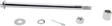 Drag Specialties Rear Chrome Axle Kit for Harley FXR '82-'94 with ABS Compatibility - Part 16-0298-BC520