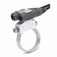 AXIA MODRJ-C Race Radio Jack Mount - Silver for Off-Road Vehicles with Standard Nexus and TRAX Plugs