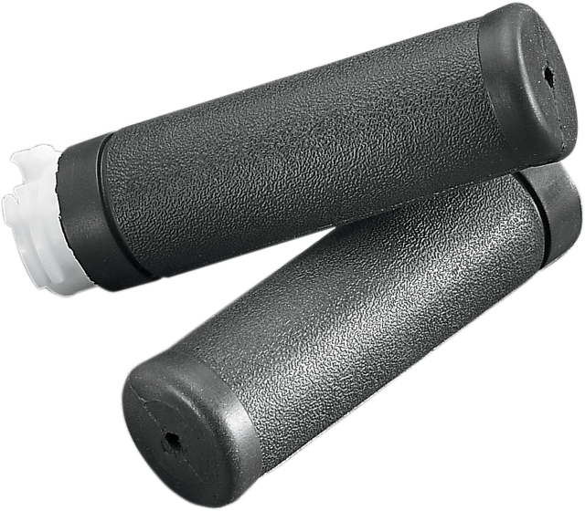 Drag Specialties OEM-Style Rubber Grips with Dual Throttle Sleeve – Fits Harley-Davidson Motorcycles