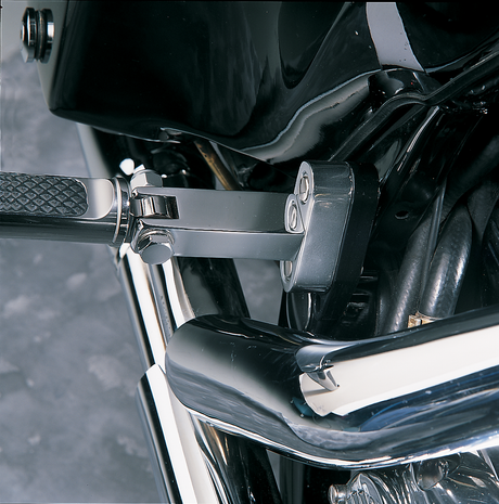 DRAG SPECIALTIES Passenger Peg Mounts Chrome Part #243659 for Harley FLH/FLT Models
