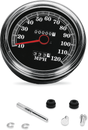 DRAG SPECIALTIES FL '89-'95 Style 2240:60 Speedometer with Black Face - Part 72423M for Harley-Davidson Touring Models