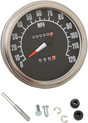 Drag Specialties 5-Inch MPH FL-'68-'84 Style Speedometer with Black Face - Part 70847M for Harley-Davidson Touring Models