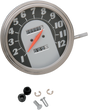 Drag Specialties 5-inch MPH FL-Style Speedometer with Black Face for Harley-Davidson '62-'67 Models | Part #72767M