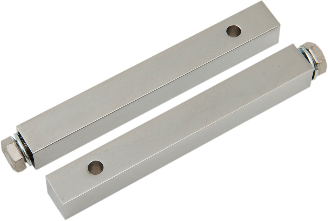DRAG SPECIALTIES 17-0464SC2 Chrome Aluminum Foot Peg Bars for Harley-Davidson Motorcycles