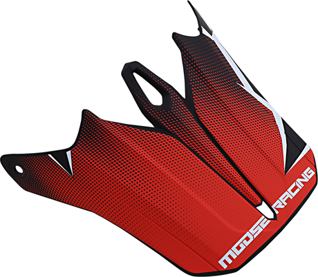 MOOSE OFFROAD F.I.Visor Kit - Agroid - Red/Black 0132-1412