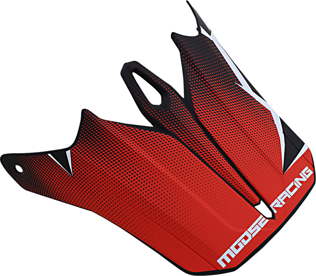 MOOSE OFFROAD F.I.Visor Kit - Agroid - Red/Black 0132-1412