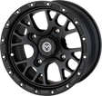 Moose Offroad 15x7 Black Wheel with Center Cap for 4x156 Bolt Pattern - Part #545MO157156SB44