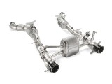 Akrapovic Slip-On Line Exhaust for Ferrari 488 GTB & Spider (Titanium with Carbon Tips) - Part MTP-FE488H