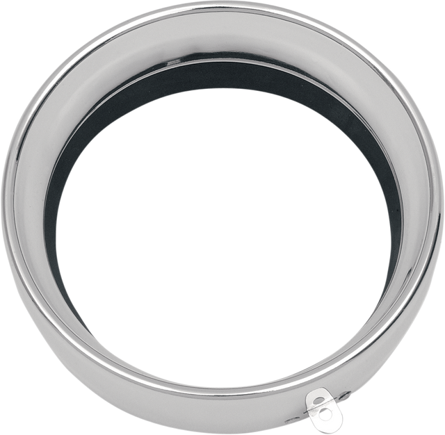 DRAG SPECIALTIES EX Headlight Trim Rim 2" - Chrome Extended Ring for Harley-Davidson Motorcycles