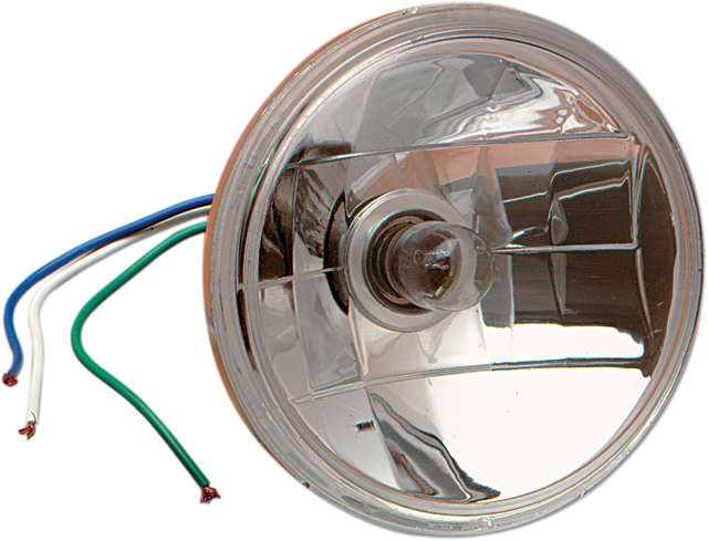 DRAG SPECIALTIES Diamond Light - 4-1/2" 20-6001-BXLB1, 12V Dual-Element Spotlight Bulb for Most Motorcycle Spotlights