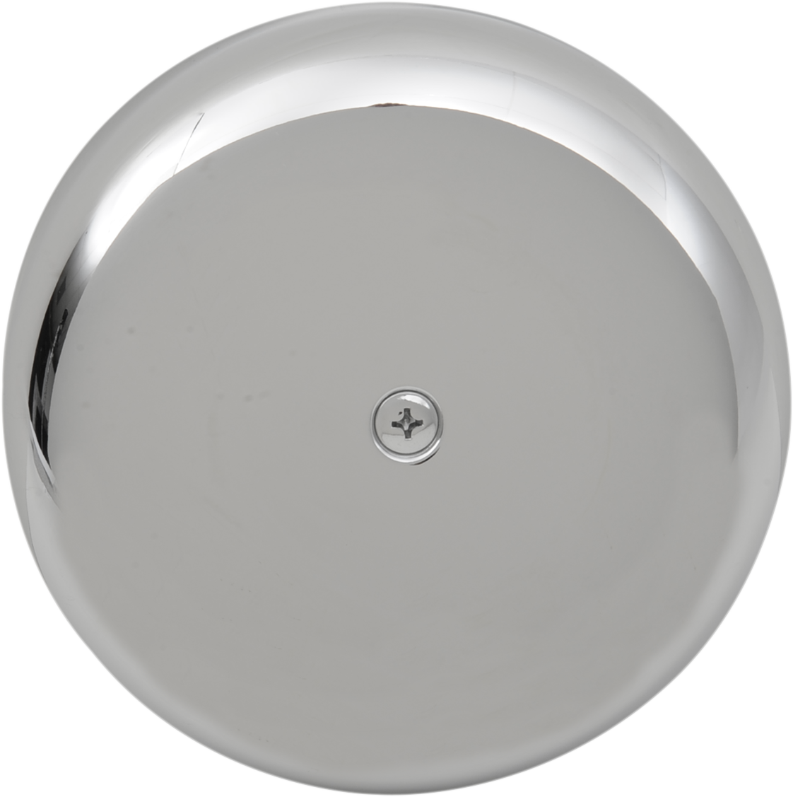 DRAG SPECIALTIES 7-inch Round Chrome Air Cleaner with Air Filter for Harley-Davidson Motorcycles - Part #121093-BX-LB2