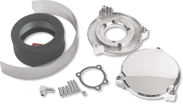 DRAG SPECIALTIES High Performance 6" Dragtron™ II Air Cleaner Kit - Chrome with Vehicle Fitment for Harley-Davidson Touring Models