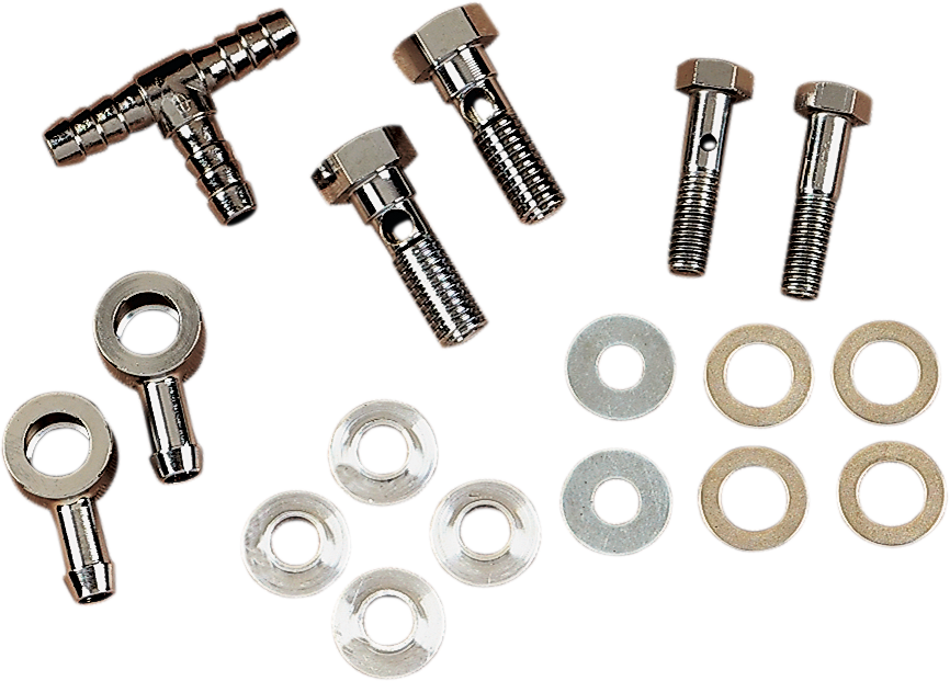 DRAG SPECIALTIES Air Cleaner Breather Kit 120090-BC105 for Harley-Davidson Twin Cam Engines