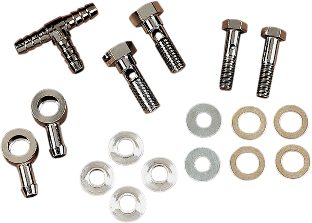 DRAG SPECIALTIES Air Cleaner Breather Kit 120090-BC105 for Harley-Davidson Twin Cam Engines