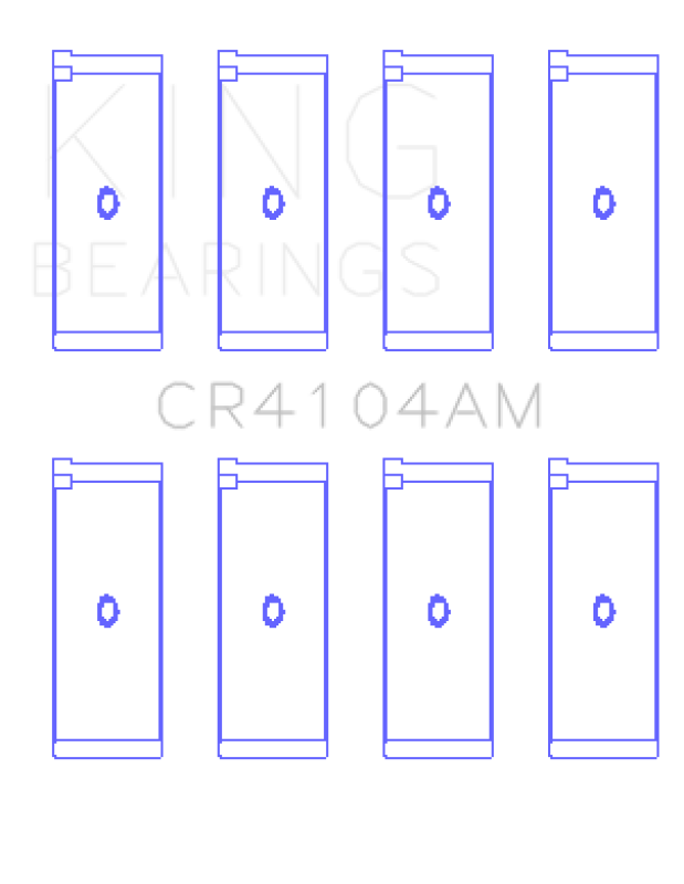 King Engine Bearings Audi ABB/ABM/ADP/PP/RN Connecting Rod Bearing Set