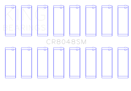 King Engine Bearings Chrysler 345/370 16V (Size +1.0mm) Connecting Rod Bearing Set