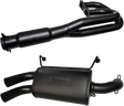 BIKEMAN PERFORMANCE Double Barrel Exhaust System - Ceramic Black 08-308-CB