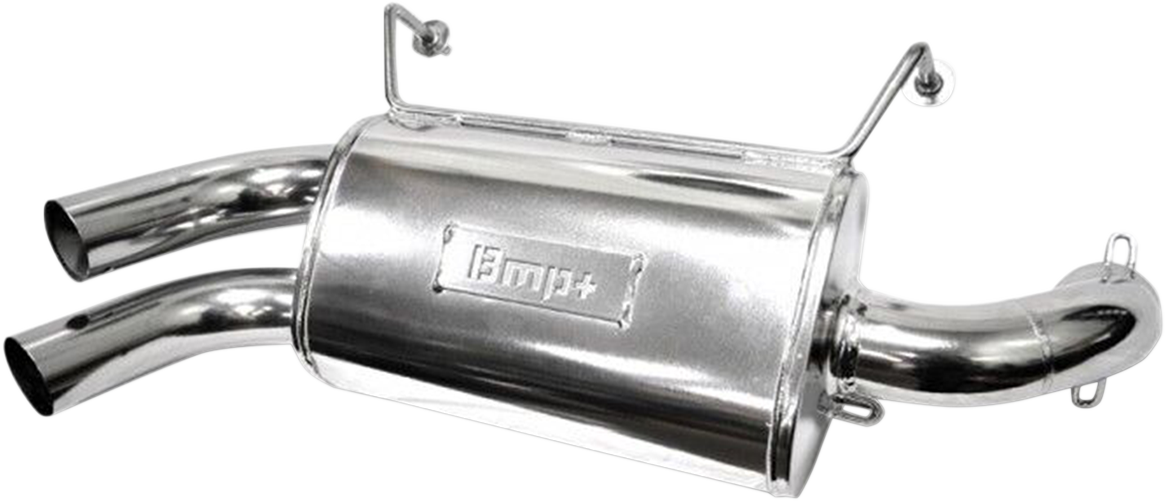 BIKEMAN PERFORMANCE Double Barrel Exhaust System - Ceramic Chrome 08-310-C
