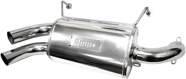BIKEMAN PERFORMANCE Double Barrel Exhaust System - Ceramic Chrome 08-310-C