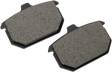 DRAG SPECIALTIES Organic Brake Pads for Harley-Davidson - Part #16-0910SCP, Compatible with Harley Models from the 1970s to Present