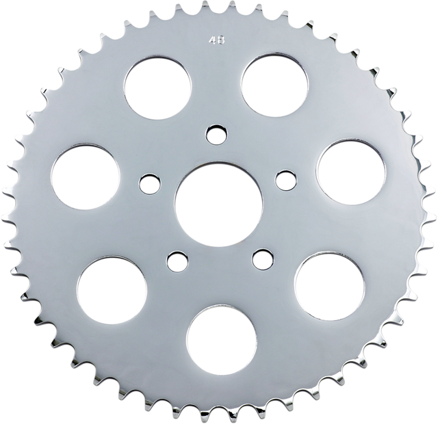 DRAG SPECIALTIES 48 Tooth Chrome Rear Sprocket 19366-BX20 for Harley-Davidson Motorcycles