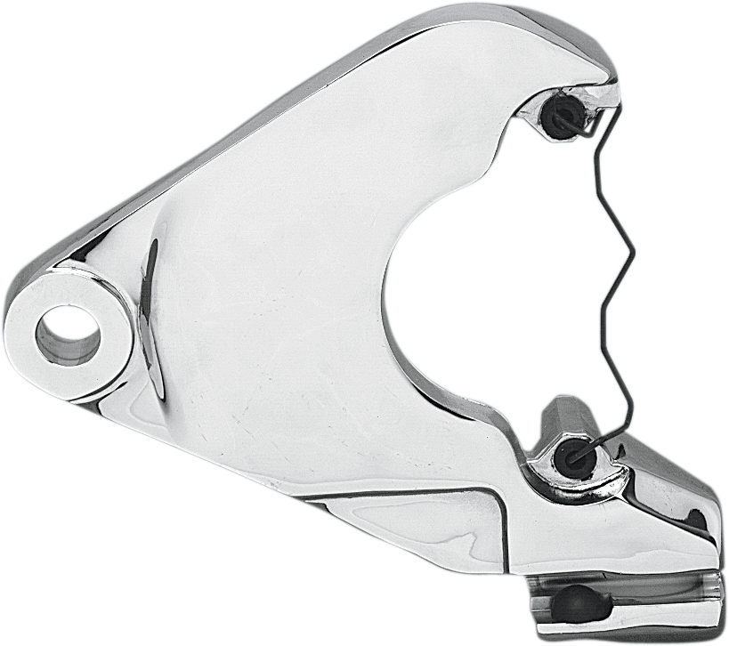 DRAG SPECIALTIES Chrome-Plated Cast Aluminum Rear Brake Caliper Bracket for Harley FXST 1987-1999 (Part #148126-BX-LB2)