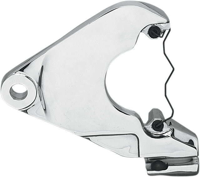DRAG SPECIALTIES Chrome-Plated Cast Aluminum Rear Brake Caliper Bracket for Harley FXST 1987-1999 (Part #148126-BX-LB2)