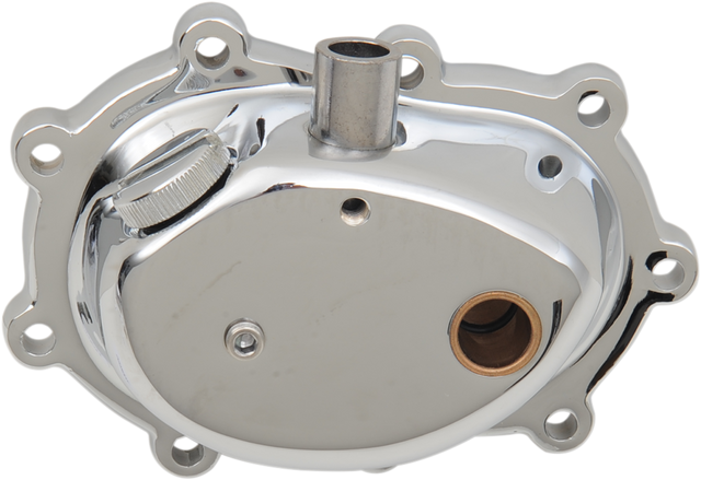 DRAG SPECIALTIES Chrome Transmission End Cover for Harley-Davidson Big Twin 1936-1986, Part No. 292070-BX-LB2