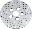 DRAG SPECIALTIES Polished Stainless Steel Brake Rotor - 10 Inch, Part Number 060173ASP-BC647, Fits Harley-Davidson Touring and Softail Models
