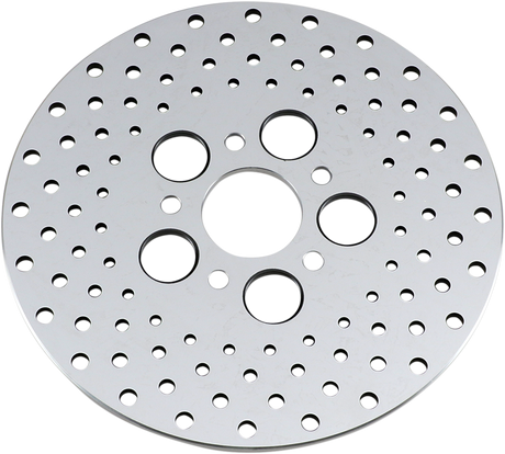 DRAG SPECIALTIES Polished Stainless Steel Brake Rotor - 10 Inch, Part Number 060173ASP-BC647, Fits Harley-Davidson Touring and Softail Models