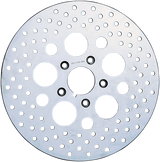 Drag Specialties 11.5-Inch Front Drilled Brake Rotor for Harley-Davidson - Part 060176ASP-BC648