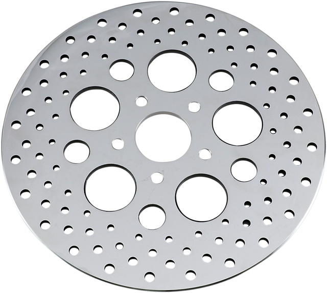 Drag Specialties 060181ASP-BC648 Rear 11.5-Inch Drilled Brake Rotor for Harley-Davidson