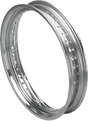 Drag Specialties 43018-73-PW-LB1 Drop Center Steel Rim for Harley Davidson Front Wheels 19x2.5 with Rolled Edge and Silver Finish