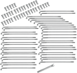 DRAG SPECIALTIES Chrome Spoke Set for 16-0516-BC629 - Fits 6-13/16 inch Wheels with OEM-style Steel or Aluminum Hubs
