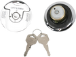 Drag Specialties Locking Gas Cap for Flush-Mount Tanks - Part Number 011549-BX-LB1 - Fits Harley-Davidson and Custom Motorcycles