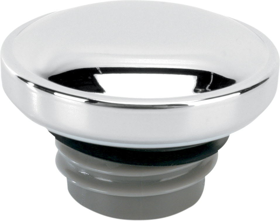 Drag Specialties Vented Chrome Screw-In Gas Cap for Harley-Davidson Touring Models - Part No. 03-0305-A-BC221