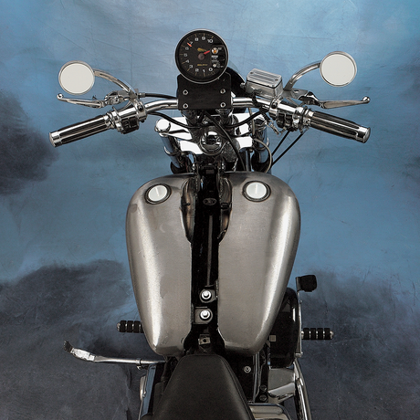 DRAG SPECIALTIES Fat Bob Style Gas Tank for Harley-Davidson 1984-1999, 5 Gallon Capacity, Flatside - Part #011242-BX36