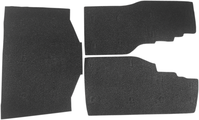 Drag Specialties Black Saddlebag and Tourbox Floor Mats for Honda Gold Wing '88-'00 (Part DS710115)