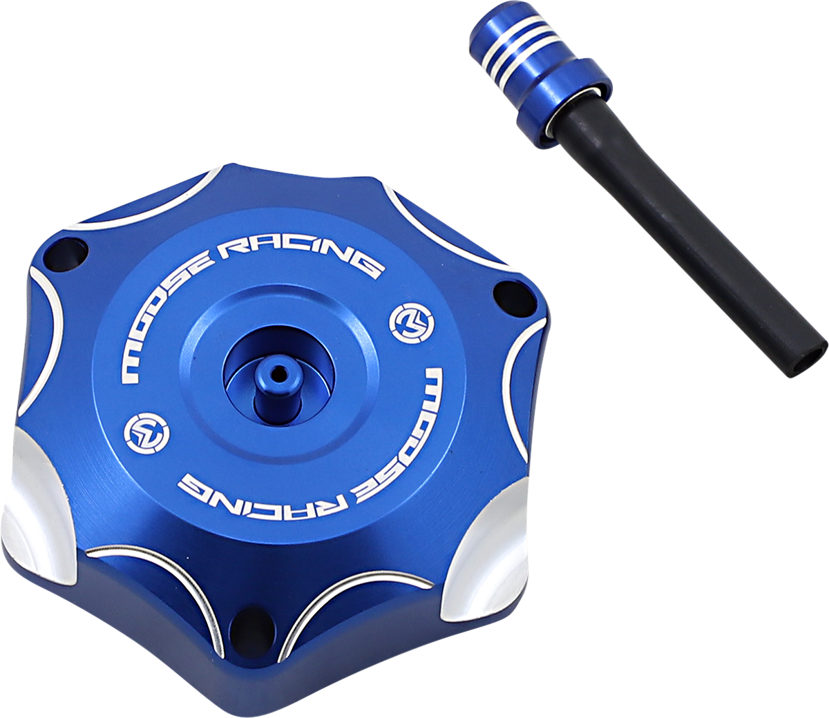 MOOSE OFFROAD Aluminum Gas Cap - Blue - Yamaha T03-4131L
