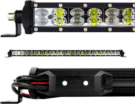 XK GLOW 32-Inch RGBW Light Bar with Bluetooth Control for Vehicles