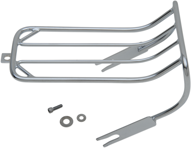 DRAG SPECIALTIES Luggage Rack for Harley FXST/FXWG with Chrome Finish - Part 77-0037-BX-LB2