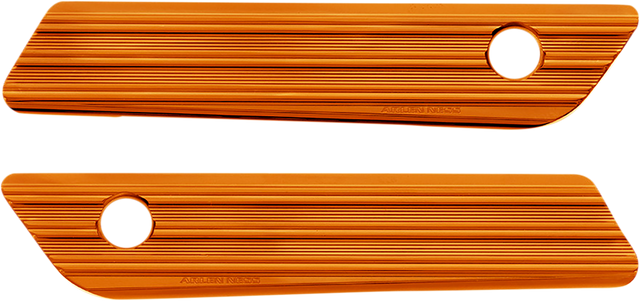 ARLEN NESS Saddlebag Latch Covers - Orange 03-610