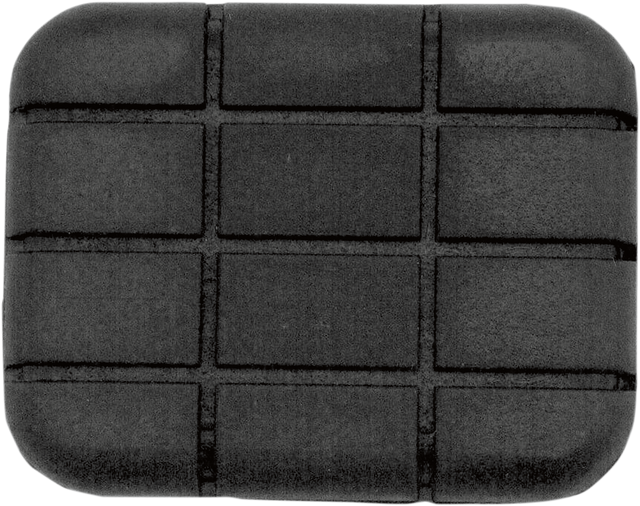 DRAG SPECIALTIES Replacement Brake Pedal Pad - Black for Harley-Davidson Touring Models (Part Number 720417-BC102)