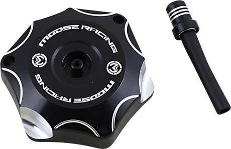 MOOSE OFFROAD Aluminum Gas Cap - Black - Beta T03-5114B