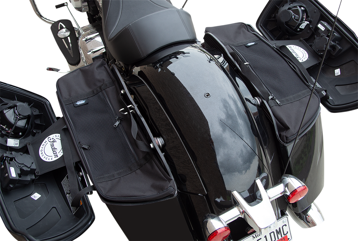 Drag Specialties Seats Indian Saddlebag Liners 3501-1646 - Perfect Fit for Indian Hard Saddlebags